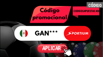 Código promocional SportiumBet: Hasta $5,000 MXN en 2024