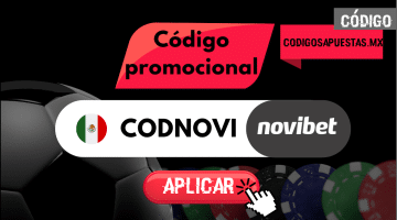 Codigo promocional Novibet Agosto 2025: CODNOVI