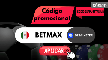 Código promocional Betmaster México: BETMAX  | Llévate hasta 20,000 MXN | 2024